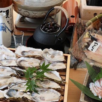 ホットペッパー限定☆90分飲み放題付☆牡蠣しゃぶコース≪全8品≫7,500円
