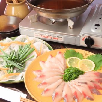 ホットペッパー限定☆90分飲み放題付☆ブリしゃぶコース≪全8品≫6,500円