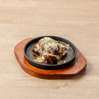 奶油炸丸子配半起司烘烤