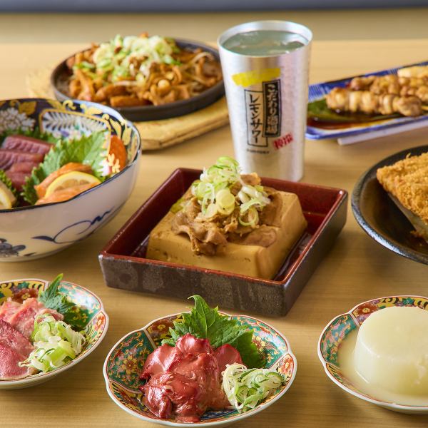 肉豆腐と炭火串焼は注文必須◎炭火串焼は90円からご用意◎生中は破格の180円！