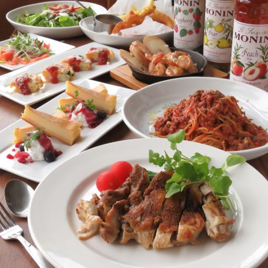 인기 No1【스탠다드 코스】2시간 음료 무제한 5000엔(부가세 포함) 코스