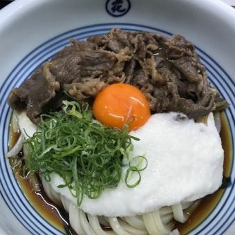 牛肉山芋とろろうどん