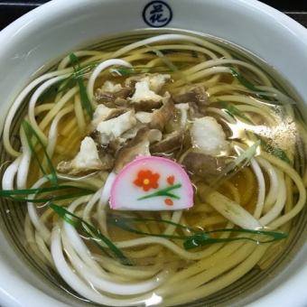 牛かすうどん