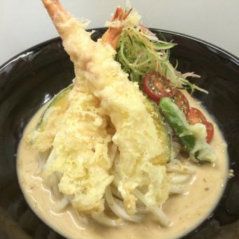 天ぷらごまだれうどん