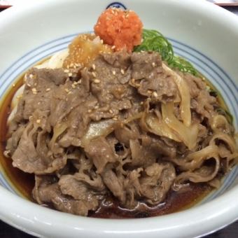 牛肉もみじおろしうどん