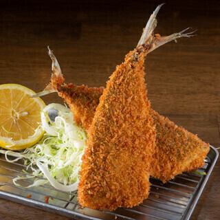 【8～10月】鯛の姿造りと自慢のアジフライコース 5000円/120分飲み放題付/8品