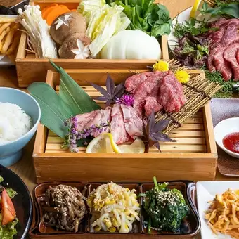 【All-You-Can-Eat】야키니쿠 뷔페(대나무) ◆선출은 와규 먹어 비교!