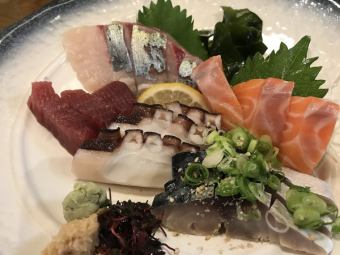 Assorted 5 kinds of sashimi [Plum]