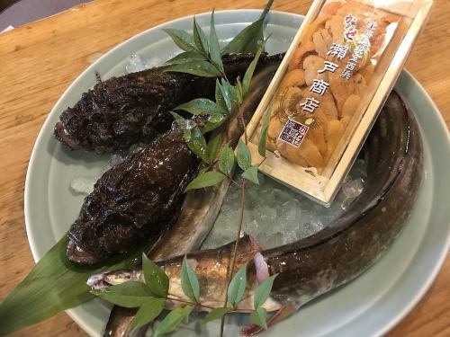Conger eel box sushi / Matsumae box sushi