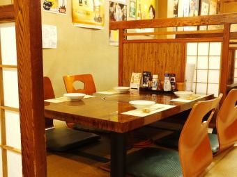 The tatami room, which can be used even by a small number of people, is popular!