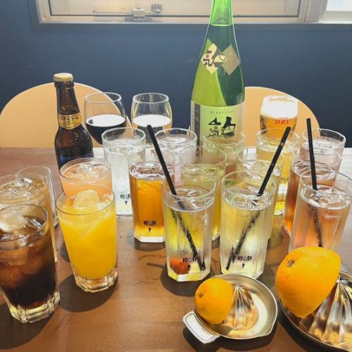 飲み放題のご用意あります