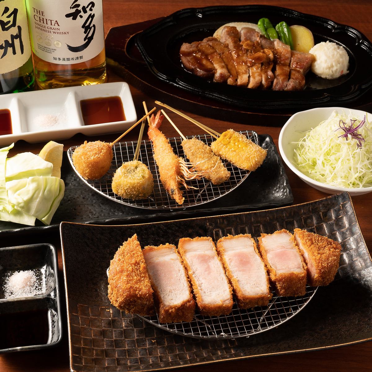 Our prided tonkatsu is both flavorful and voluminous! Enjoy the savory taste of our carefully selected pork!