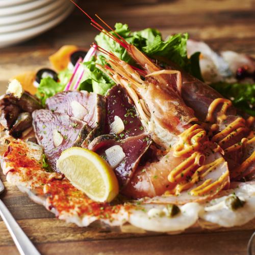 これを食べなきゃ始まらない！名物『魚魂！カルパッチョ』