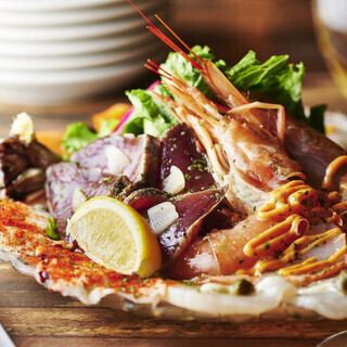 【春限定贅沢コース】魚魂カルパッチョ、和牛焼きすき　 2ｈ飲み放題付き7999円