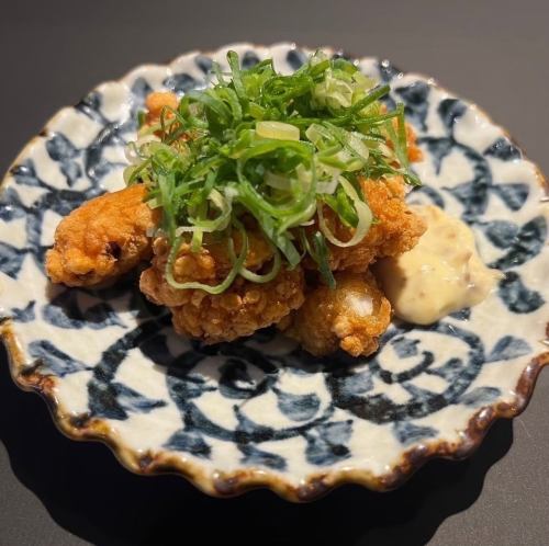 九条ねぎたっぷり！たこ唐揚げ