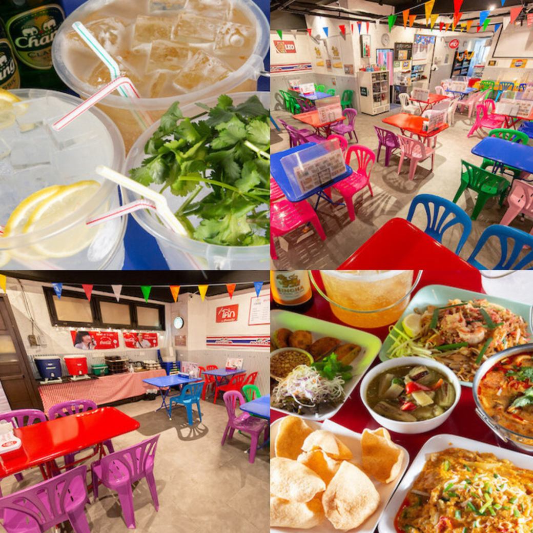 駅から3分◆本場の雰囲気あふれる店内で、本格タイ料理居酒屋!