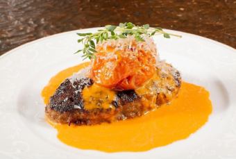 完熟トマトハンバーグ