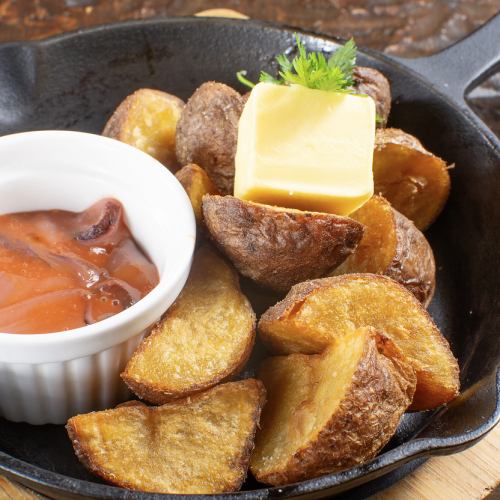 皮付きじゃがバター