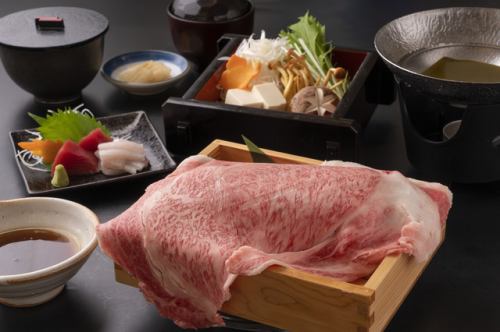 [Shabu-shabu course] Nagashino's legendary Horai beef rib roast