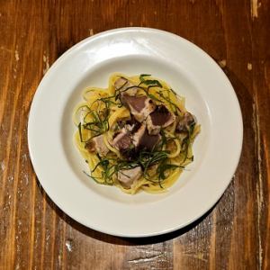 【2025年6月限定】淡路島生パスタ　鰹と生姜のアーリオオーリオパスタ
