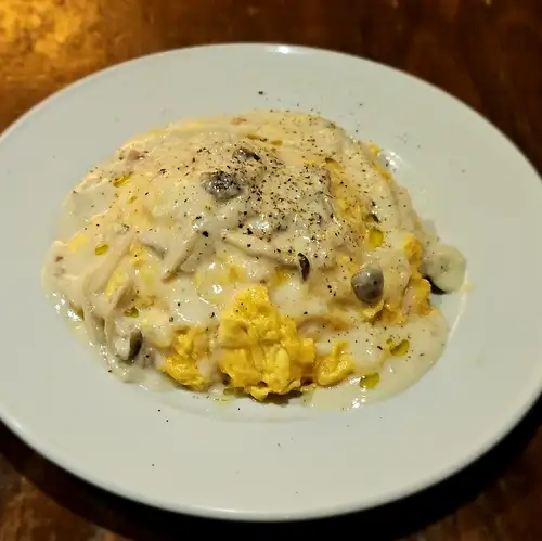 【10月限定】とろ～り3種キノコのクリームソースのイタリアン天津飯