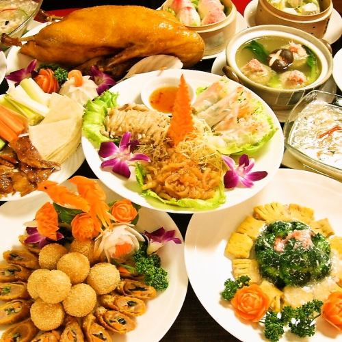 超豪華！還有魚翅、龍蝦、北京烤鴨等大型宴會套餐。