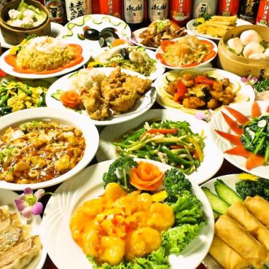 [120 minutes all-you-can-drink included] ☆ OK on the day ☆ All-you-can-eat course with over 100 types of authentic Chinese food