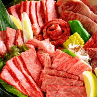 [All-you-can-eat on Saturdays, Sundays, and holidays] All-you-can-eat Kagoshima black beef and specially selected seafood 5,980 yen (6,578 yen including tax)