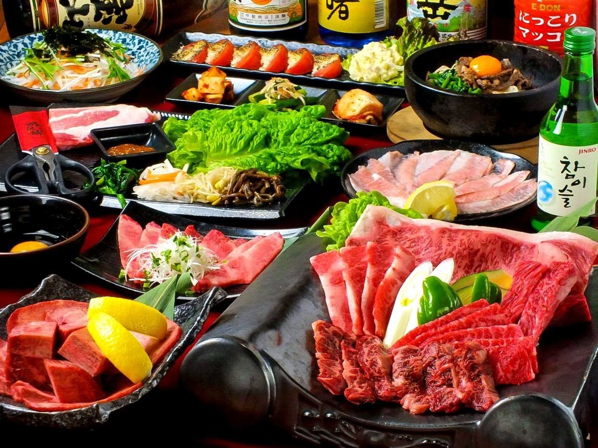 Open from 11:00 ◆ All-you-can-eat yakiniku on weekends from 3,608 yen! Enjoy our carefully selected meat!