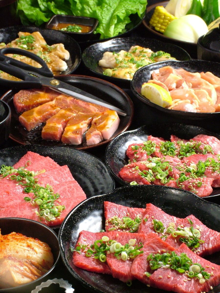 【強化副菜單】超值烤肉自助餐3,608日元起！