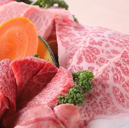 [120-Minute All-You-Can-Eat Marbled Wagyu Beef Course] All-you-can-eat Kuroge Wagyu beef, side dishes, rice dishes, salads, and desserts.