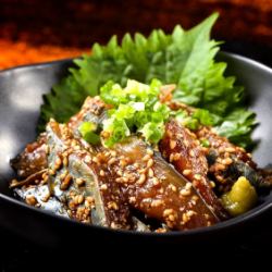 ★Sesame mackerel, horse sashimi, sesame amberjack
