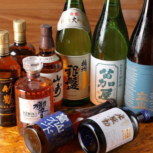 地酒を中心に日本酒充実♪