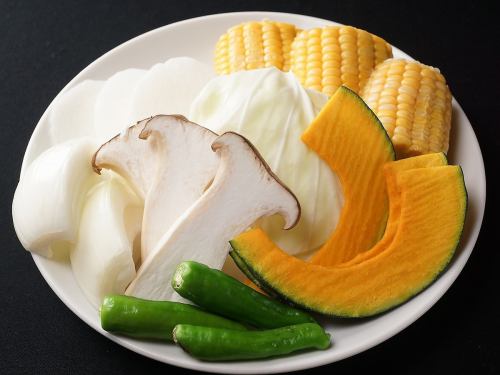 Grilled vegetable platter