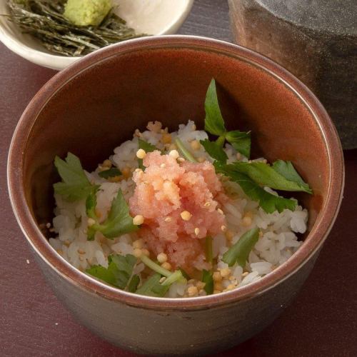 Ochazuke cod roe