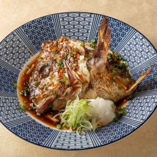 数量限定　鯛かぶとの焼き煮