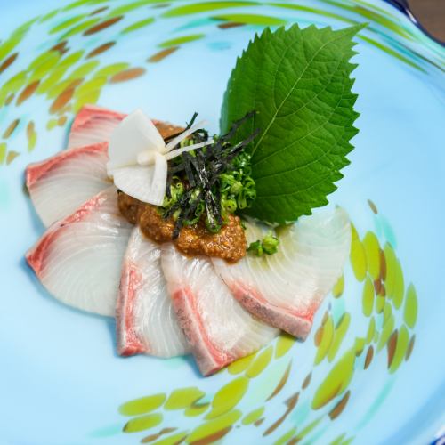 【三大名物】ゴマカンパチ　自家製ゴマソース