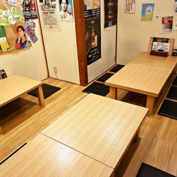 【会社の宴会にぴったり空間。お座敷ございます。.】　最大で16名様ほどまでご利用頂けます。人数はお気軽にご相談下さい。