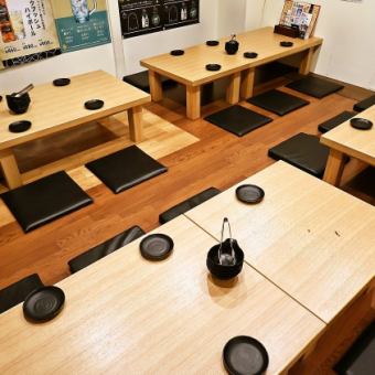 最大で25名様ほどまでご利用頂ける当店の大宴会お座敷個室席。