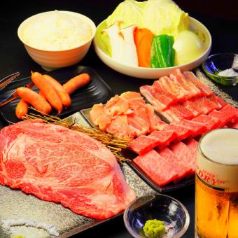 Matsu course (includes A5 rank Japanese black beef from Kagoshima prefecture) 9,350 yen