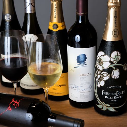 お料理との相性抜群の美酒