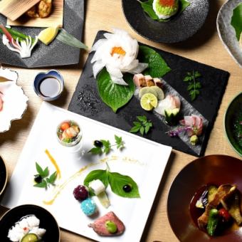 [Perfect for birthdays and anniversaries!] Anniversary Kaiseki course with 10 dishes, 10,000 yen, includes a toast drink