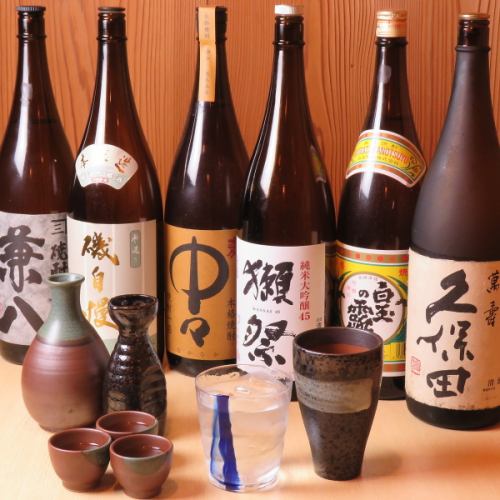 豊富な日本酒をご用意！