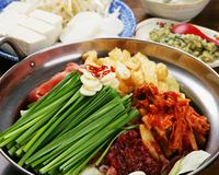 Kimchi hot pot (for one person)