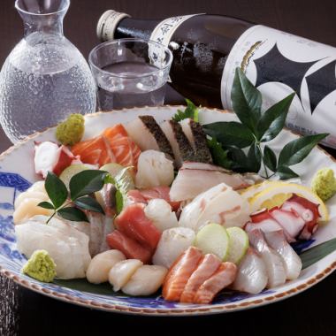 鮮度が自慢！毎朝仕入れるお刺身の盛り合わせ