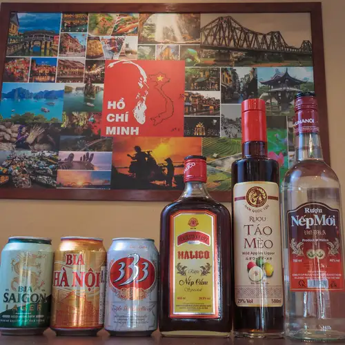 豊富な現地のお酒！