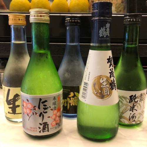 The Hiroshima course offers all-you-can-drink of 5 types of Hiroshima local sake bottles!