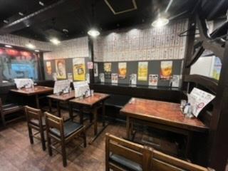 The table seats can be used by one person or a group of 10 or more people! Recommended for all occasions such as a quick drink, a girls-only gathering, a date, etc. ☆ Since it is the last order at 26:00, a drinking party from a late time Also OK ♪