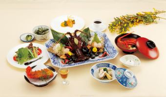 午餐限定【Sango】活龍蝦、炸龍蝦、湯等10道菜