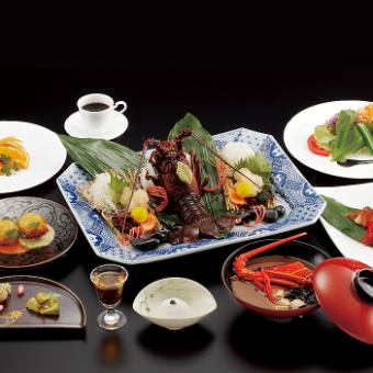 [Chitose] 11 dishes in total, including lobster cream croquettes, batter-fried scallops, and live sashimi